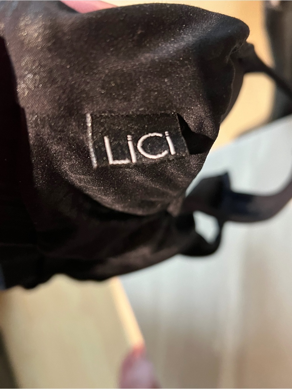 V-Neck Black Low-Impact Sports Bra - Picture 5 of 12
